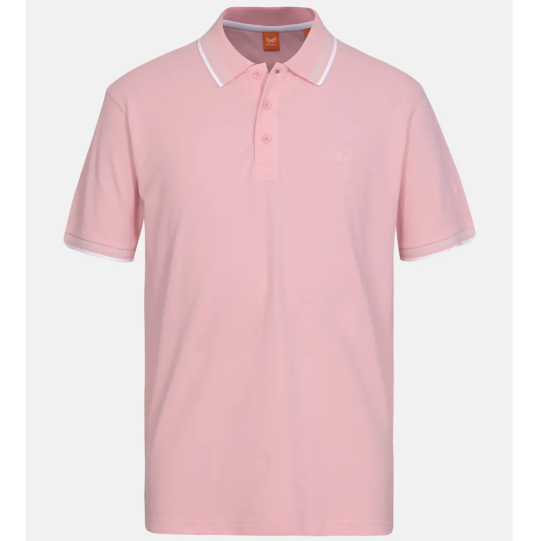 KaporalPolo M Courtes en coton JAROD Pink rose