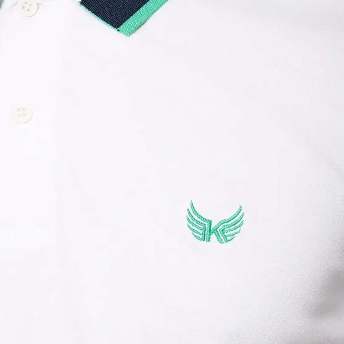 KaporalPolo M Courtes en coton TOBY White blanc