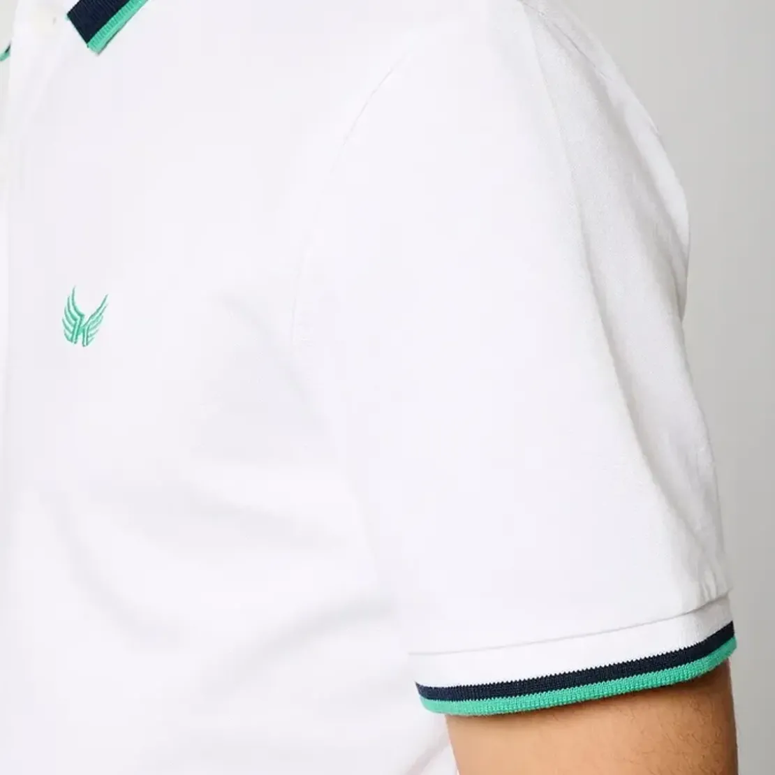 KaporalPolo M Courtes en coton TOBY White blanc