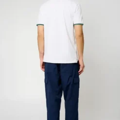 KaporalPolo M Courtes en coton TOBY White blanc