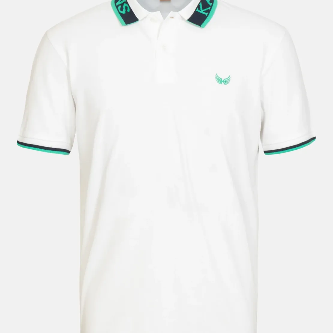 KaporalPolo M Courtes en coton TOBY White blanc