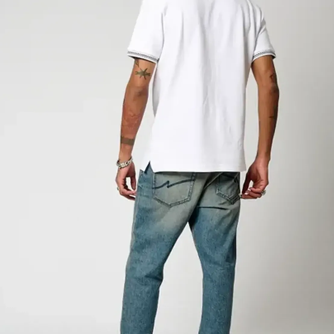 KaporalPolo M Courtes en coton TIRU White blanc
