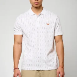 KaporalPolo M Courtes en coton BOSCI White blanc
