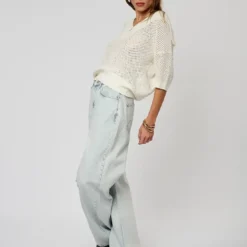 KaporalPolo M Courtes LAIZA blanc en coton