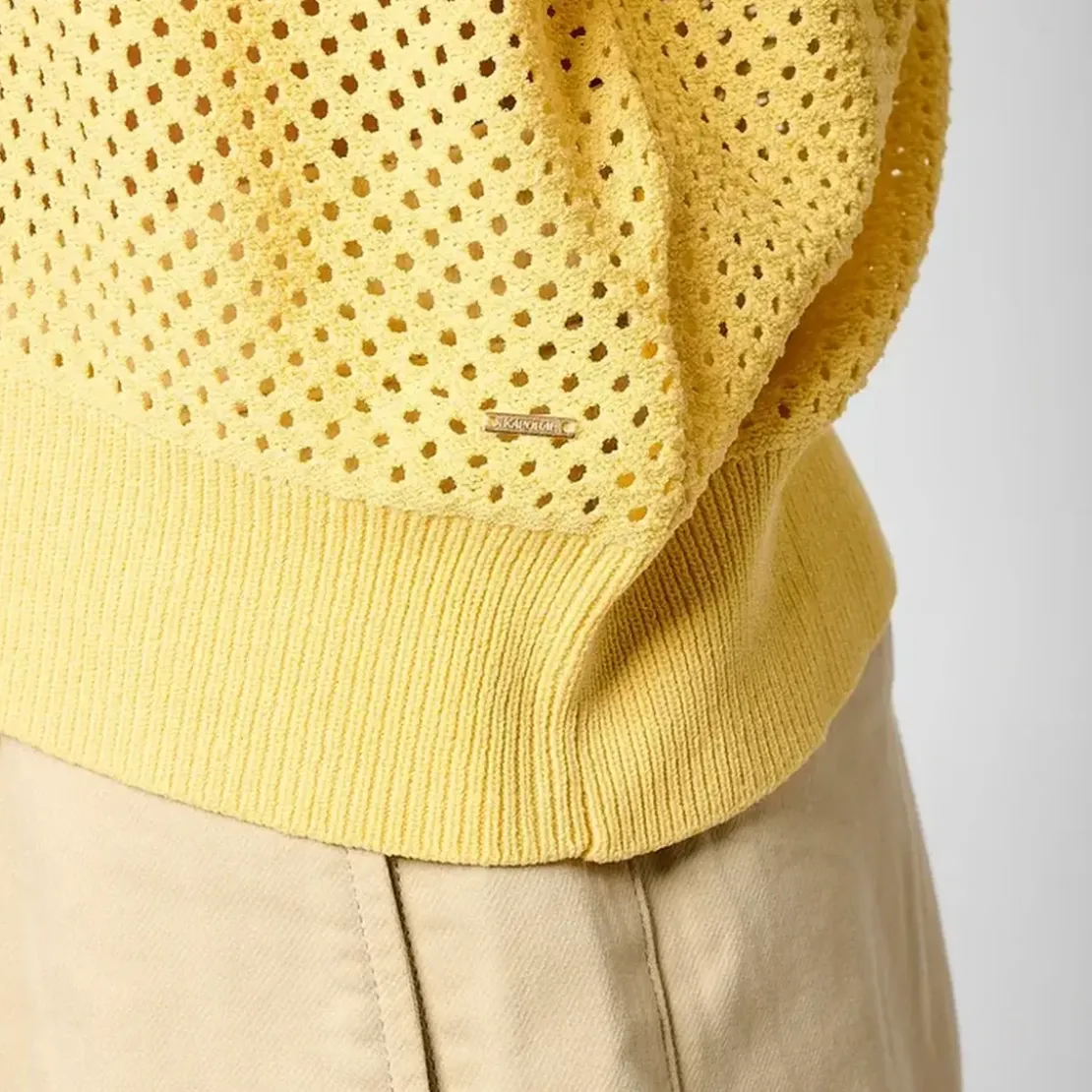 KaporalPolo M Courtes LAIZA jaune en viscose