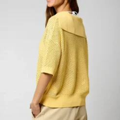 KaporalPolo M Courtes LAIZA jaune en viscose