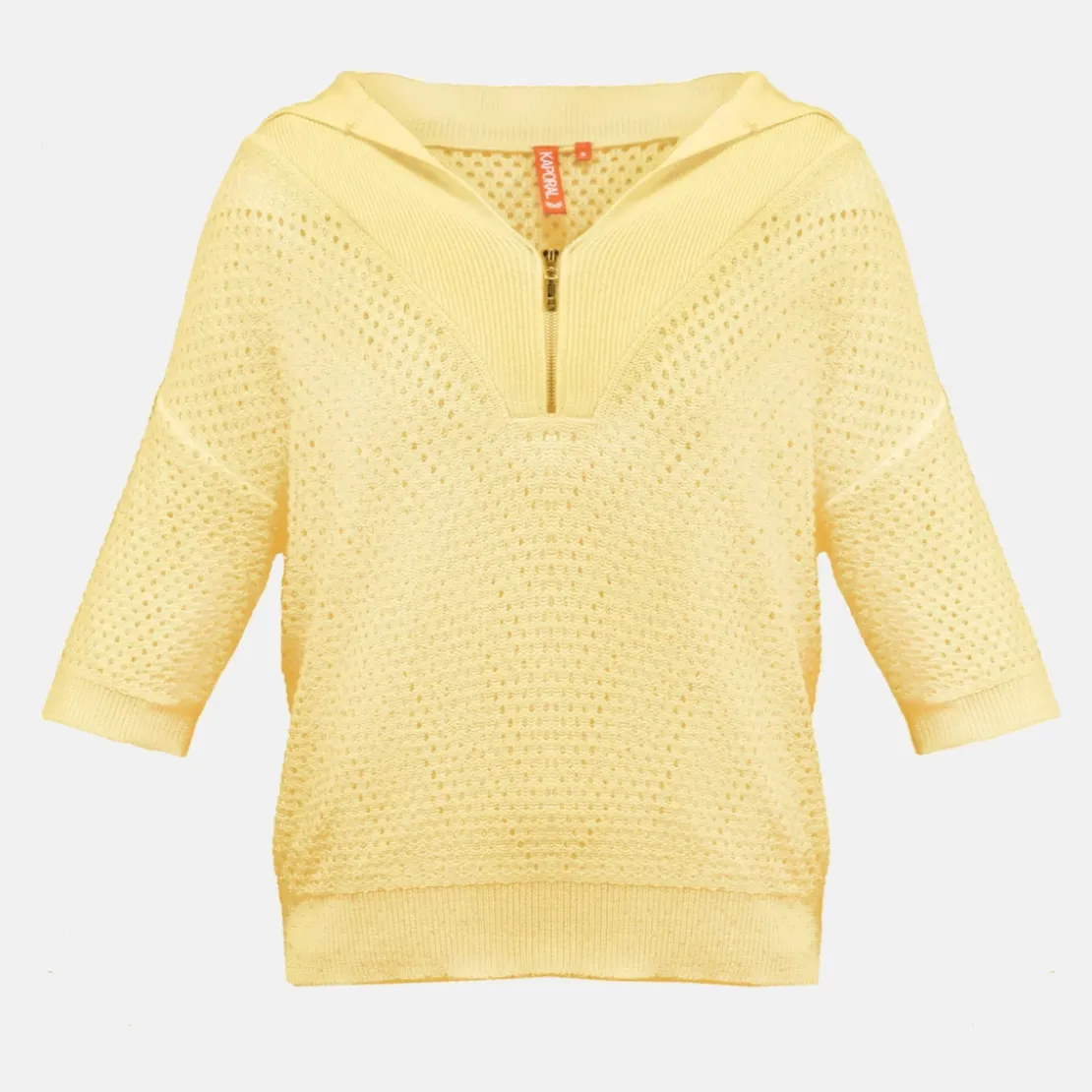 KaporalPolo M Courtes LAIZA jaune en viscose