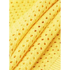 KaporalPolo M Courtes LAIZA jaune en viscose
