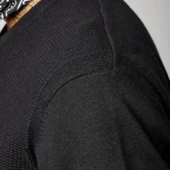KaporalPull en coton LEWIS Black noir