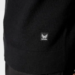 KaporalPull en coton LEWIS Black noir
