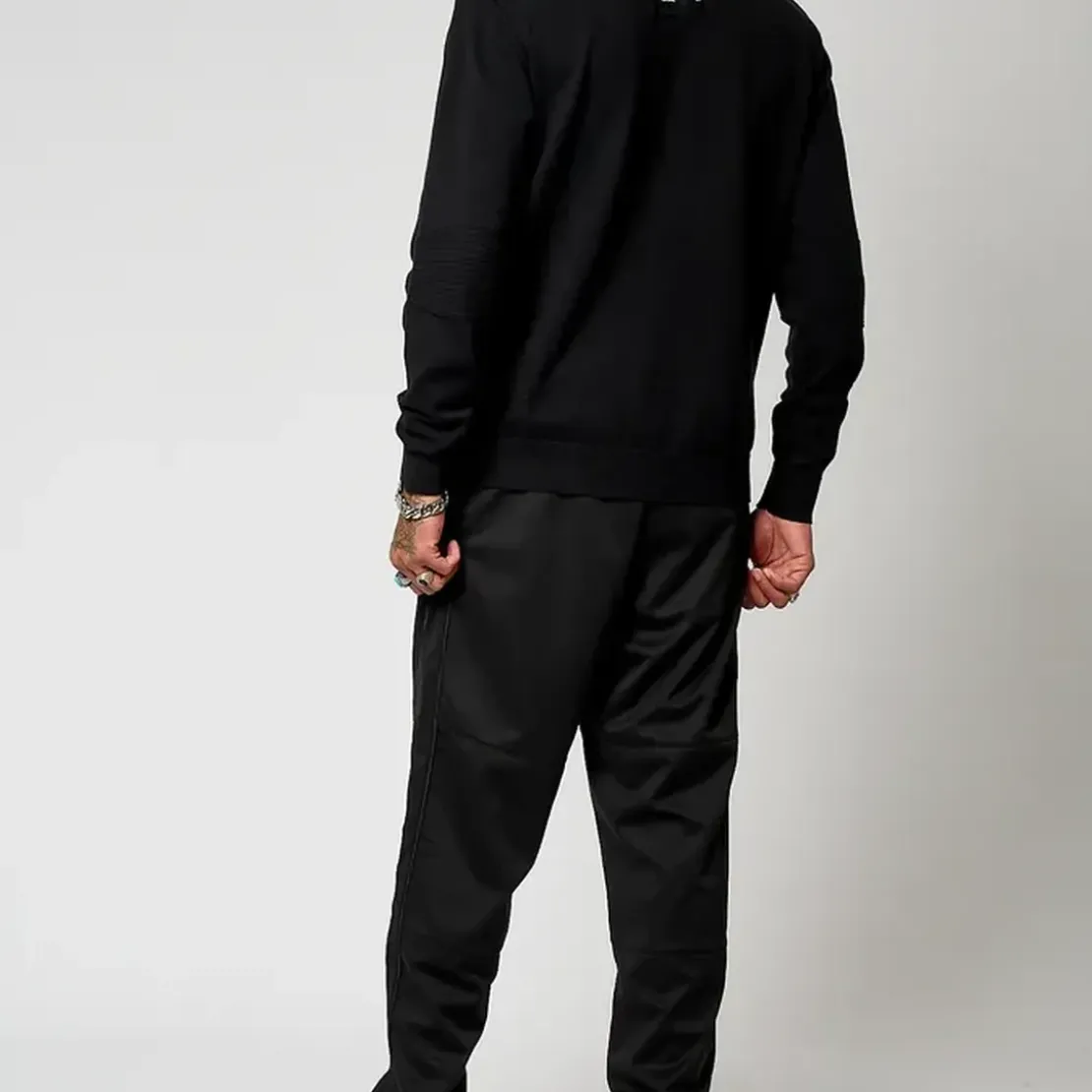 KaporalPull en coton LEWIS Black noir