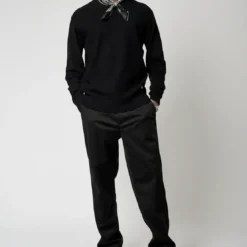 KaporalPull en coton LEWIS Black noir