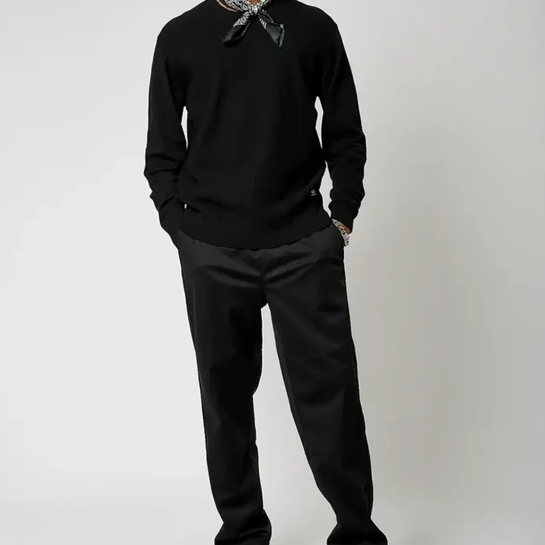 KaporalPull en coton LEWIS Black noir