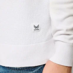 KaporalPull en coton MARUS White blanc