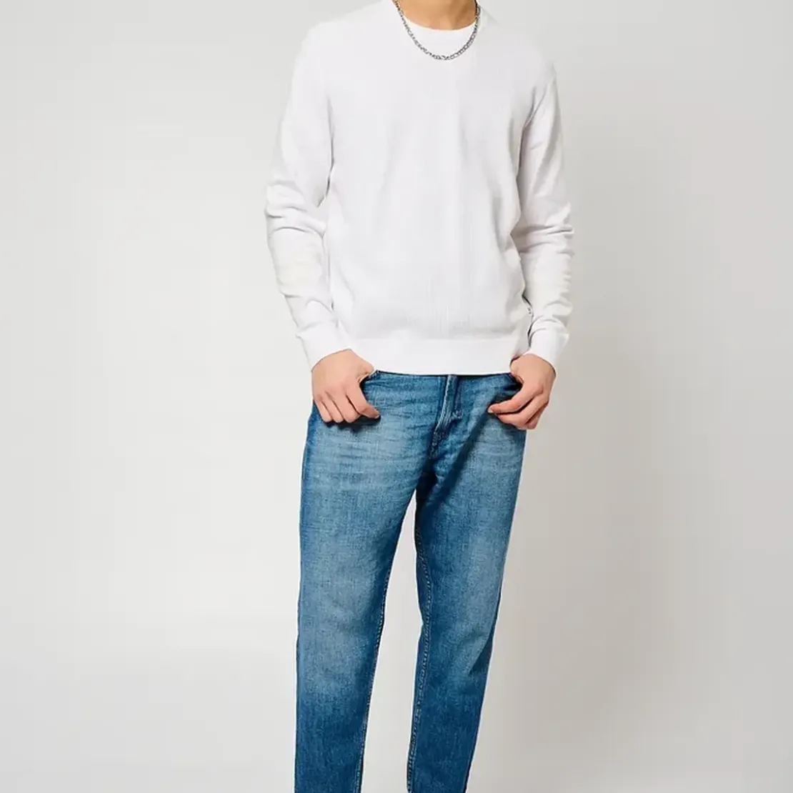 KaporalPull en coton MARUS White blanc