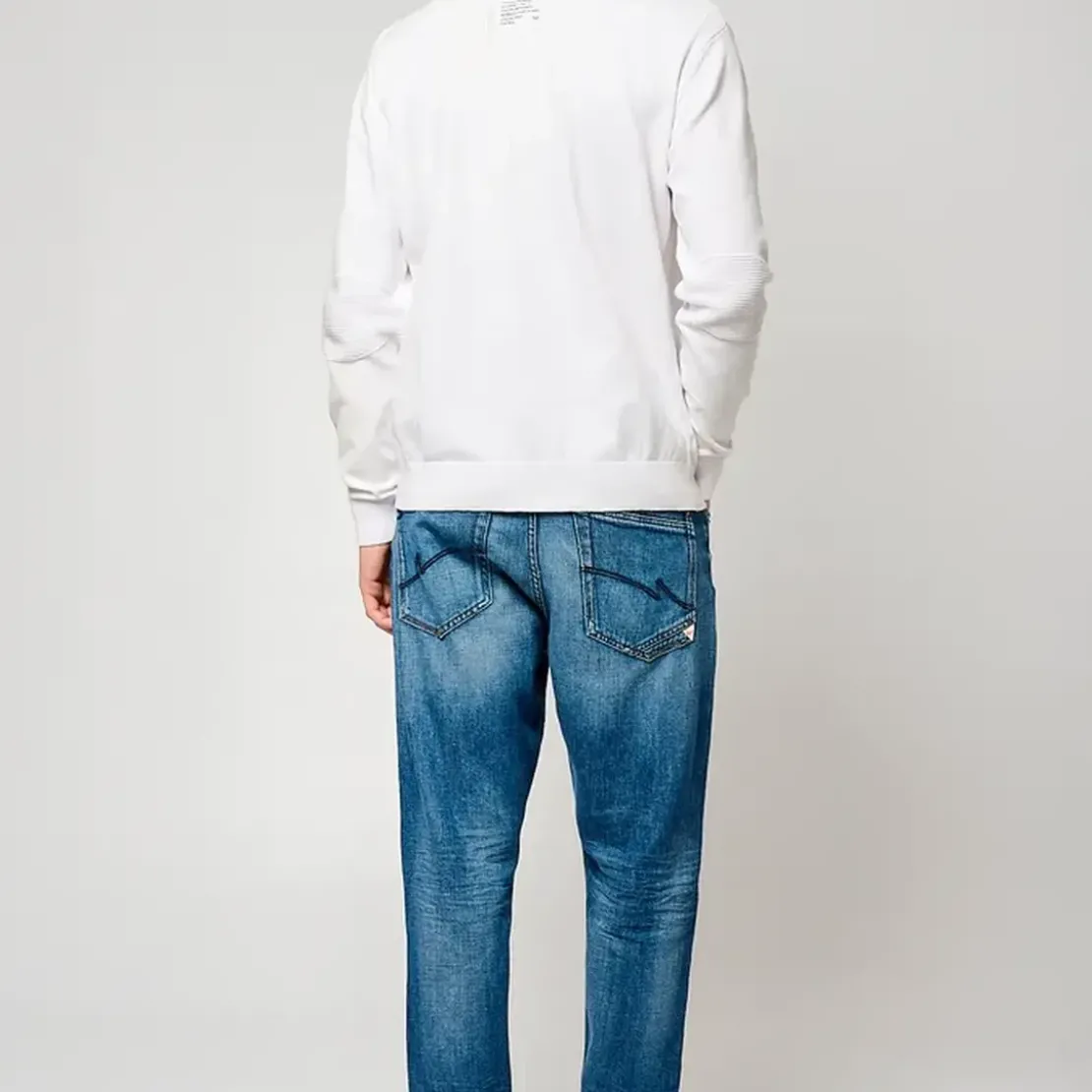 KaporalPull en coton MARUS White blanc