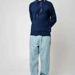 KaporalPull en viscose LAYER bleu marine