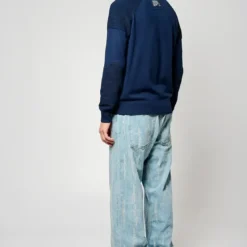 KaporalPull en viscose LAYER bleu marine