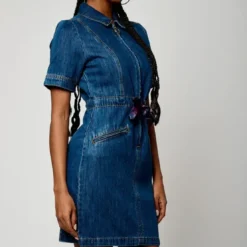 KaporalRobe courte en coton Brat denim