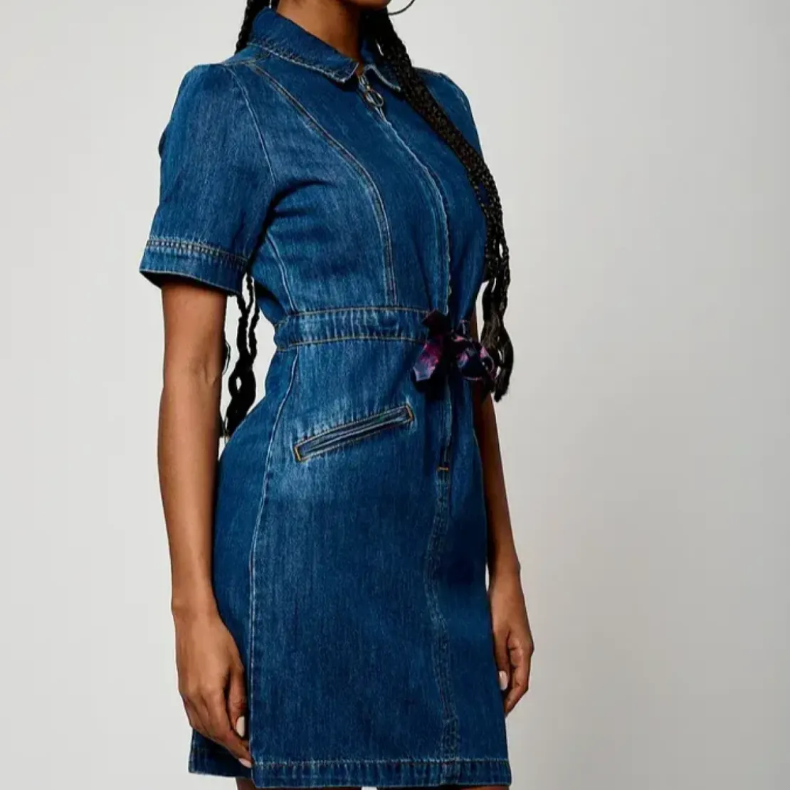 KaporalRobe courte en coton Brat denim