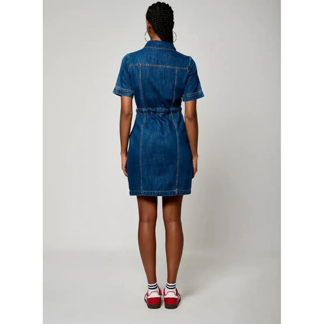 KaporalRobe courte en coton Brat denim
