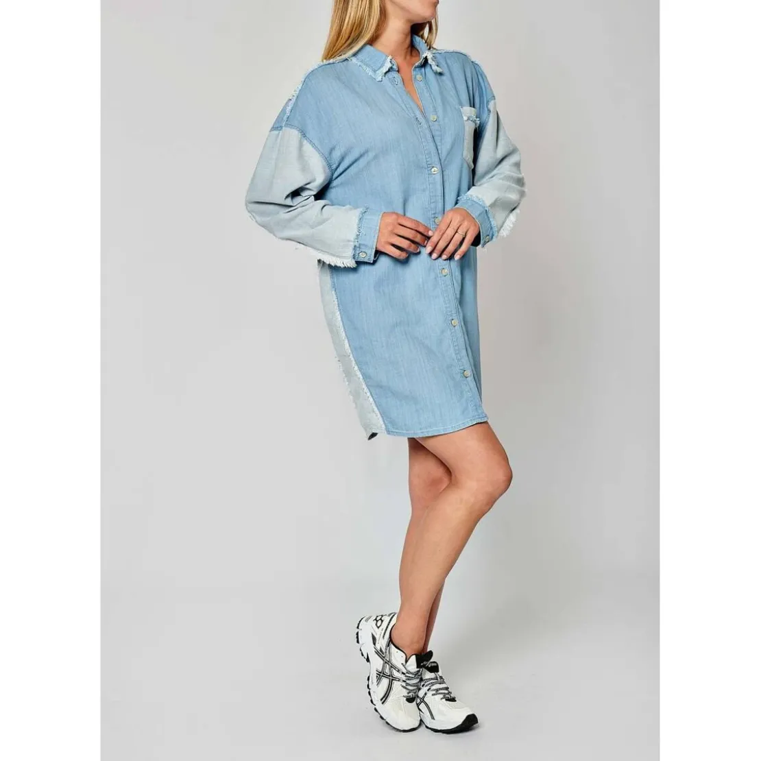 KaporalRobe En Jean LOANE bleu en coton