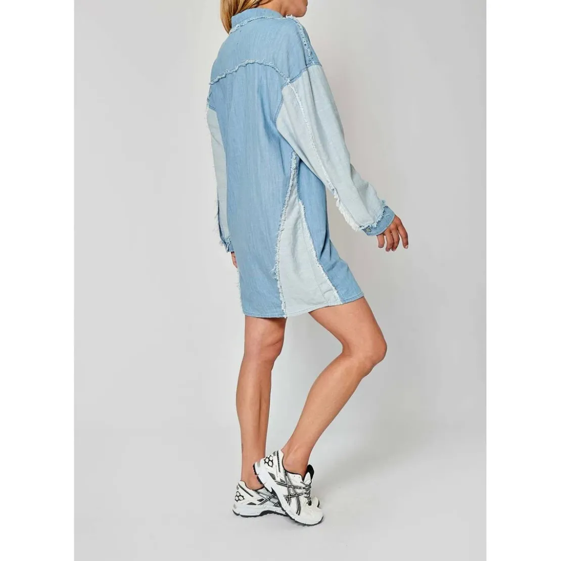 KaporalRobe En Jean LOANE bleu en coton