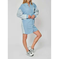 KaporalRobe En Jean LOANE bleu en coton