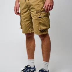 KaporalShort en coton BYRON Camel