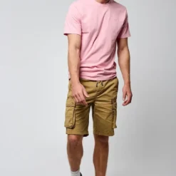 KaporalShort en coton BYRON Camel