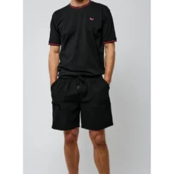 KaporalShort en coton TURIN Black noir