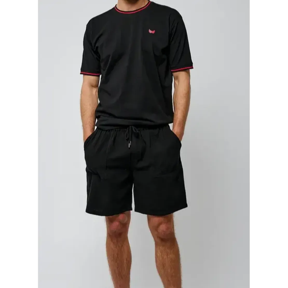KaporalShort en coton TURIN Black noir