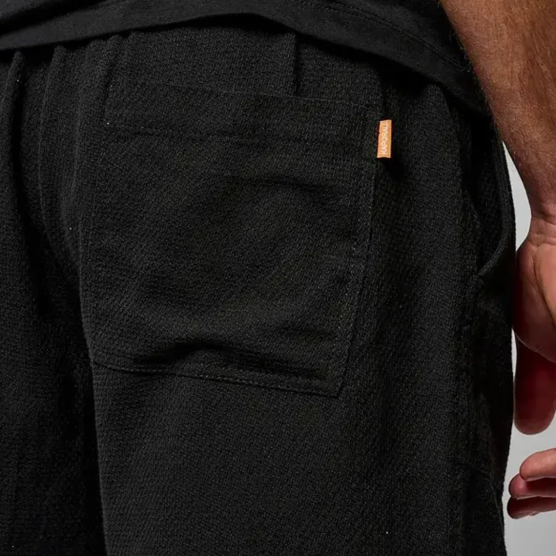 KaporalShort en coton TURIN Black noir