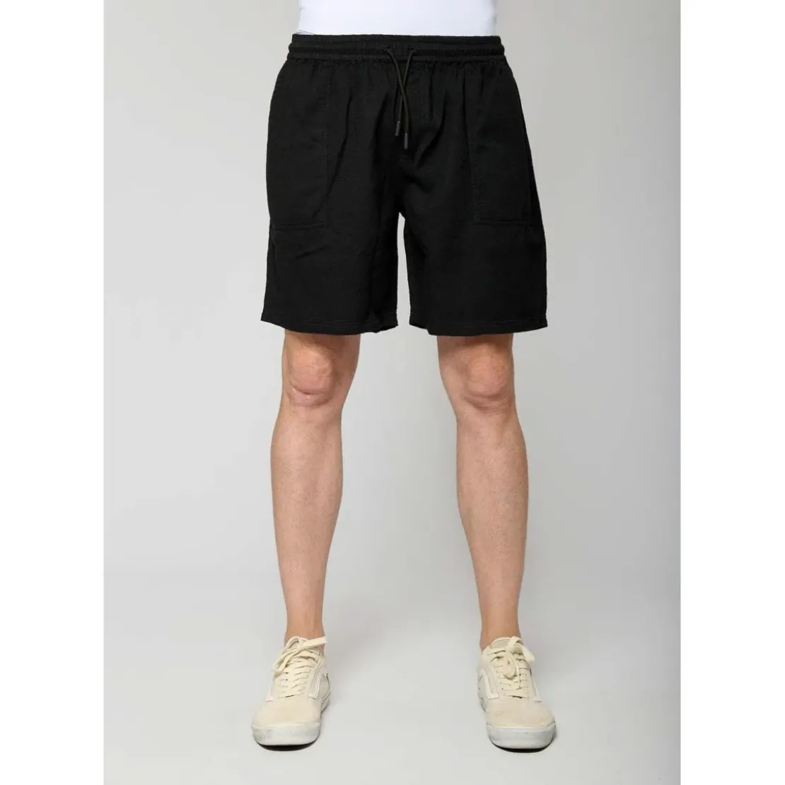 KaporalShort en coton TURIN Black noir