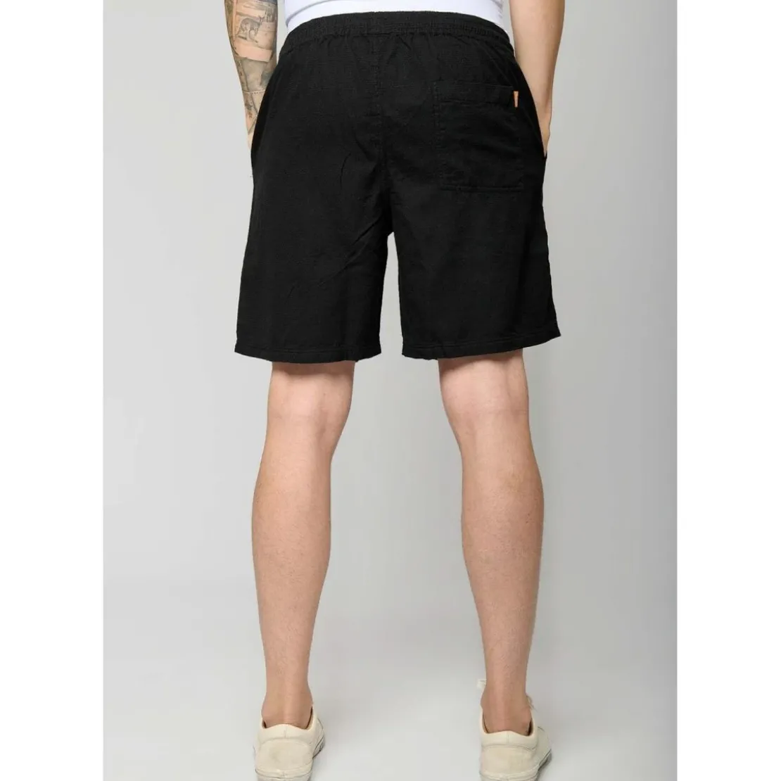 KaporalShort en coton TURIN Black noir