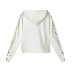 KaporalSweat à capuche zippé VITRA blanc en coton