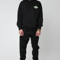 KaporalSweat Non Zippe en coton TOUTI Black noir