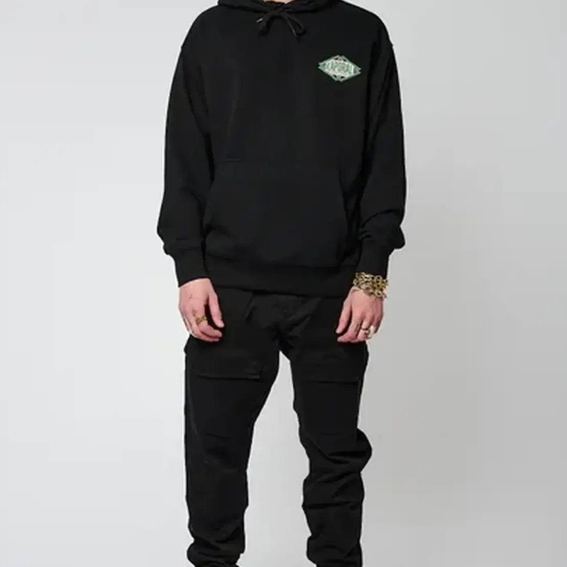 KaporalSweat Non Zippe en coton TOUTI Black noir