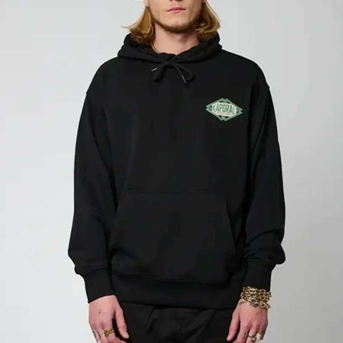 KaporalSweat Non Zippe en coton TOUTI Black noir
