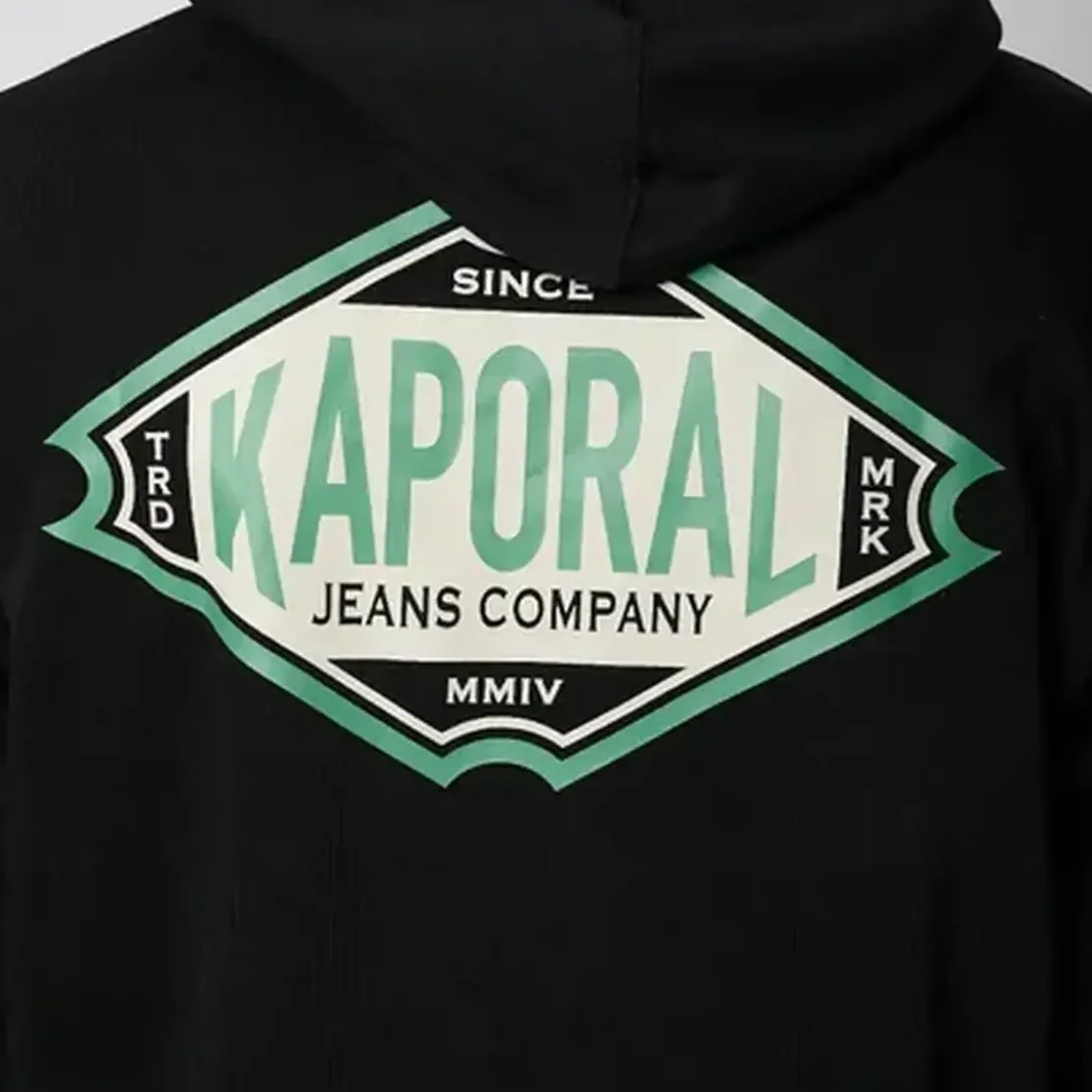 KaporalSweat Non Zippe en coton TOUTI Black noir