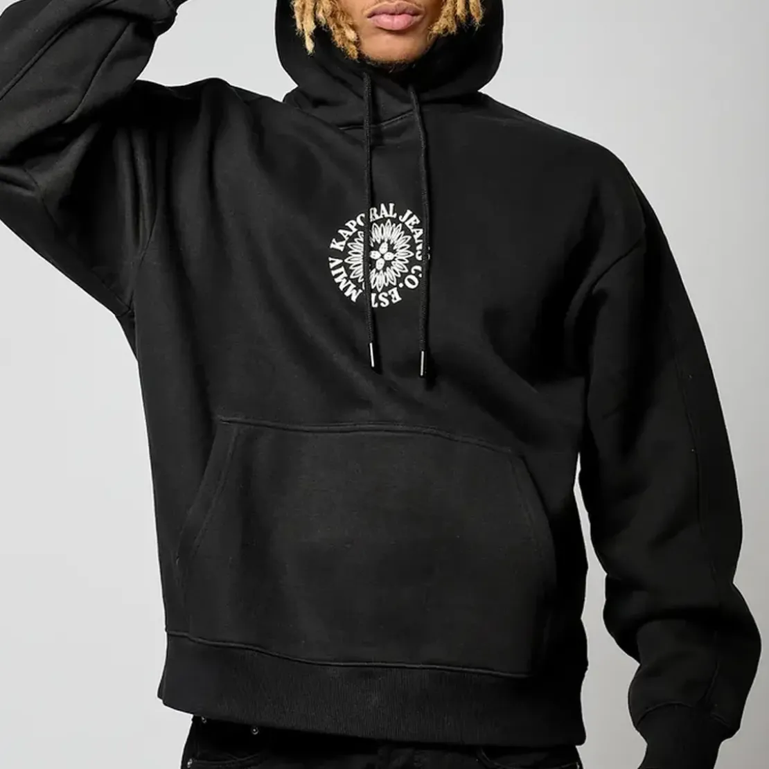 KaporalSweat Non Zippe en coton TAZIK Black noir