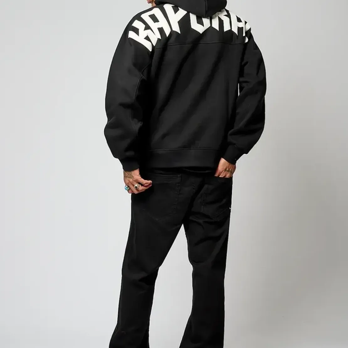 KaporalSweat Non Zippe en coton TAZIK Black noir