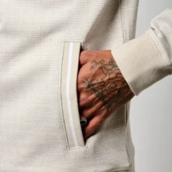KaporalSweat Zippe LENZO Craie écru
