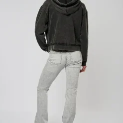 KaporalSweat zippé VITRA noir en coton