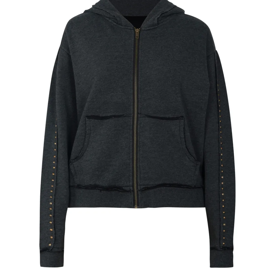 KaporalSweat zippé VITRA noir en coton