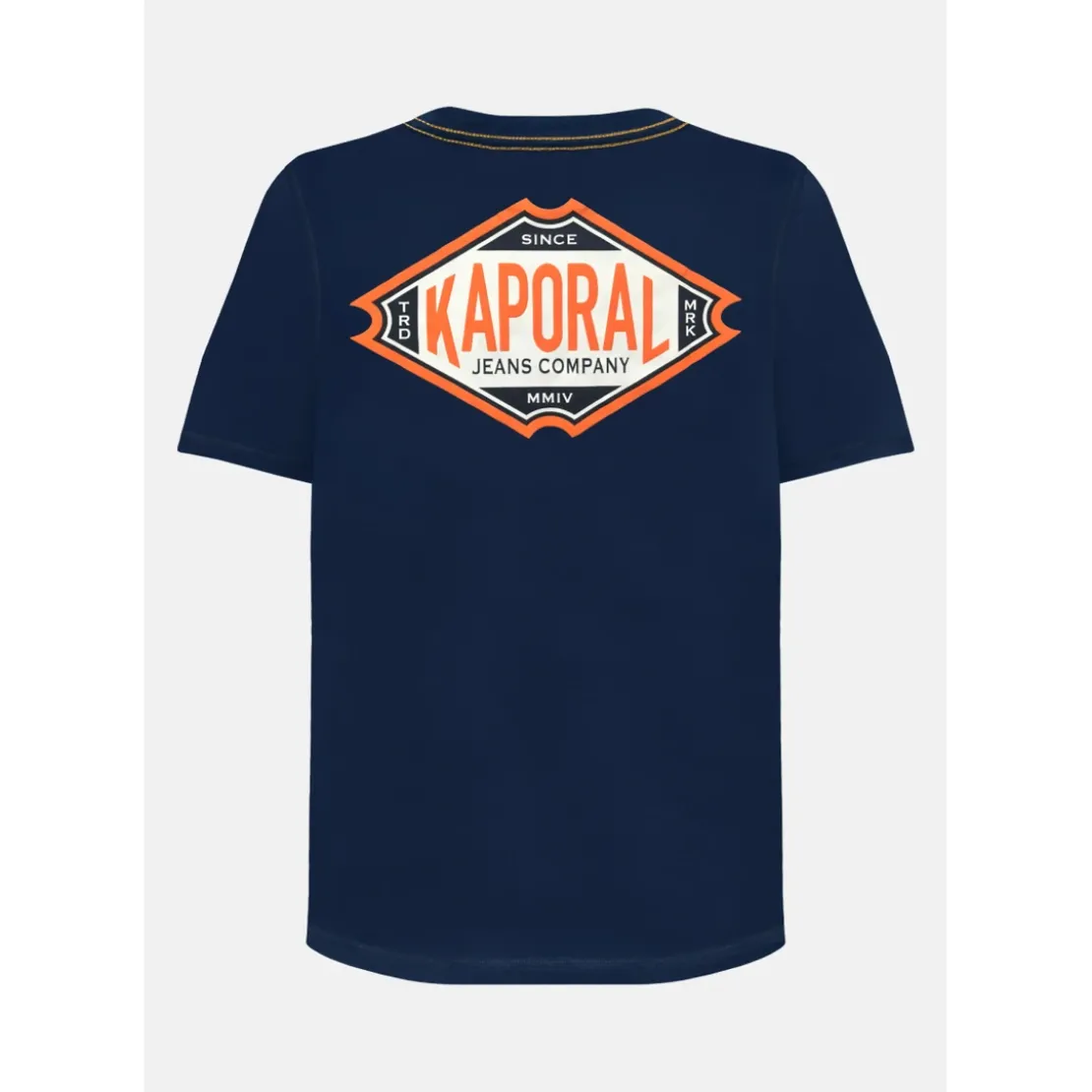 KaporalTee Shirt Manches Courtes en coton TITUS bleu marine