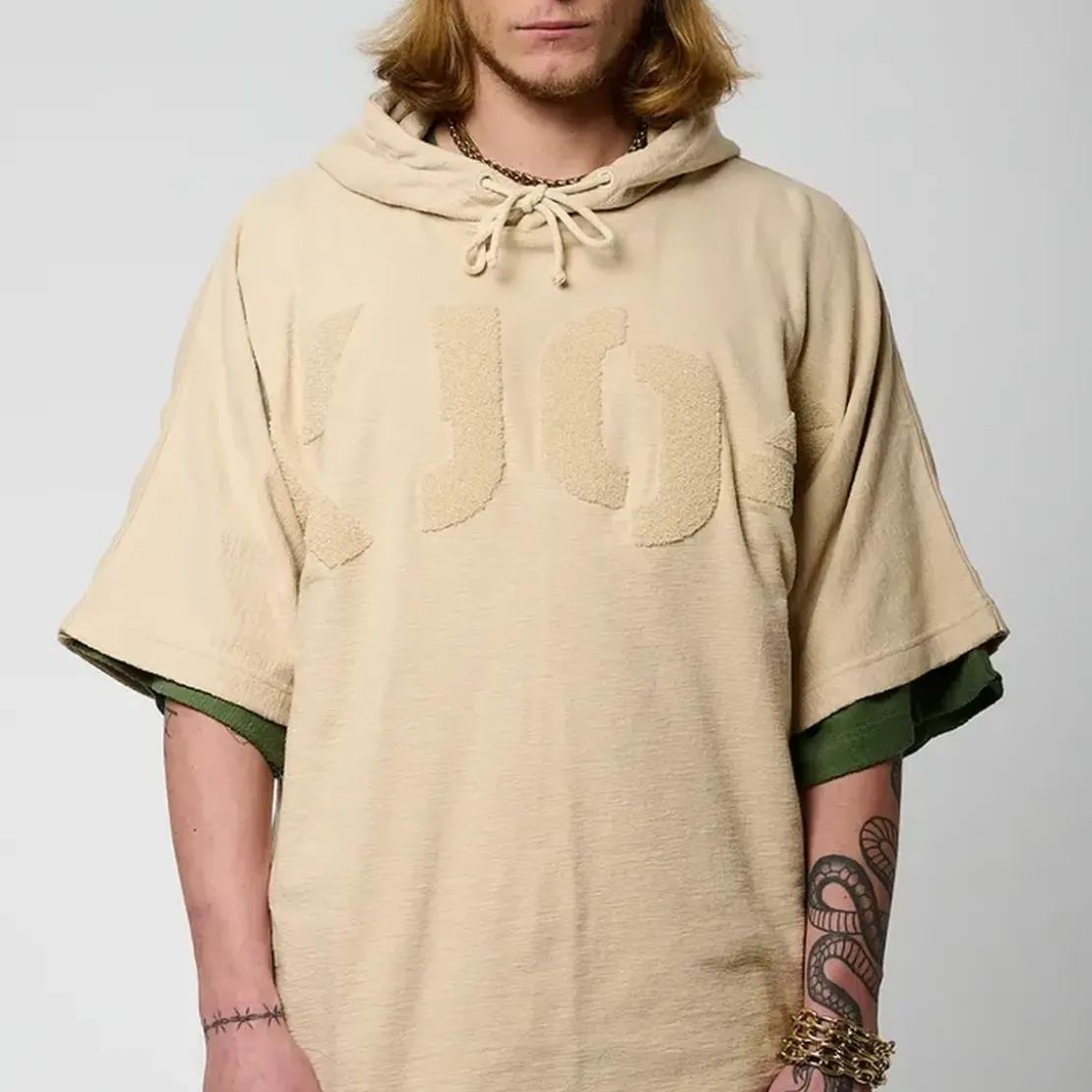 KaporalTee Shirt Manches Courtes en coton BATIS Craie écru