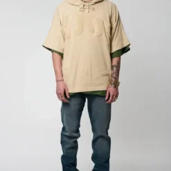 KaporalTee Shirt Manches Courtes en coton BATIS Craie écru