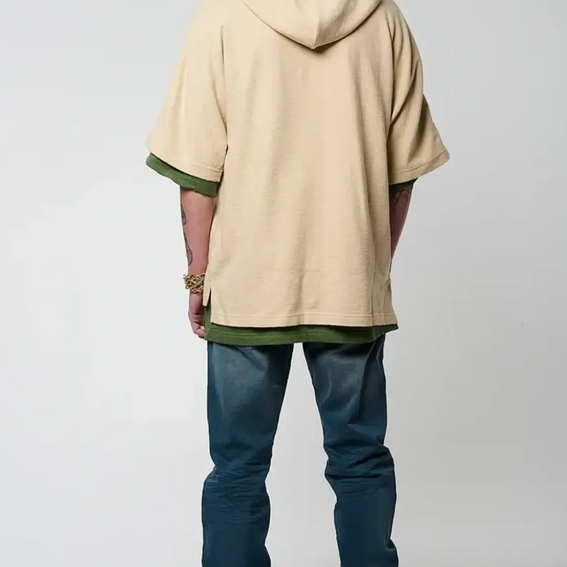 KaporalTee Shirt Manches Courtes en coton BATIS Craie écru