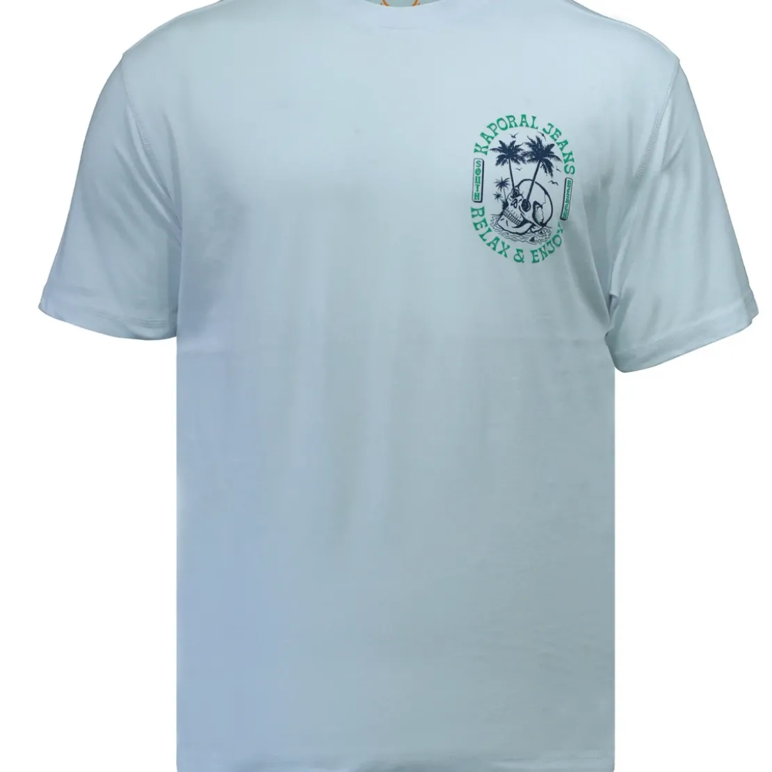 KaporalTee Shirt Manches Courtes en coton TILL White blanc